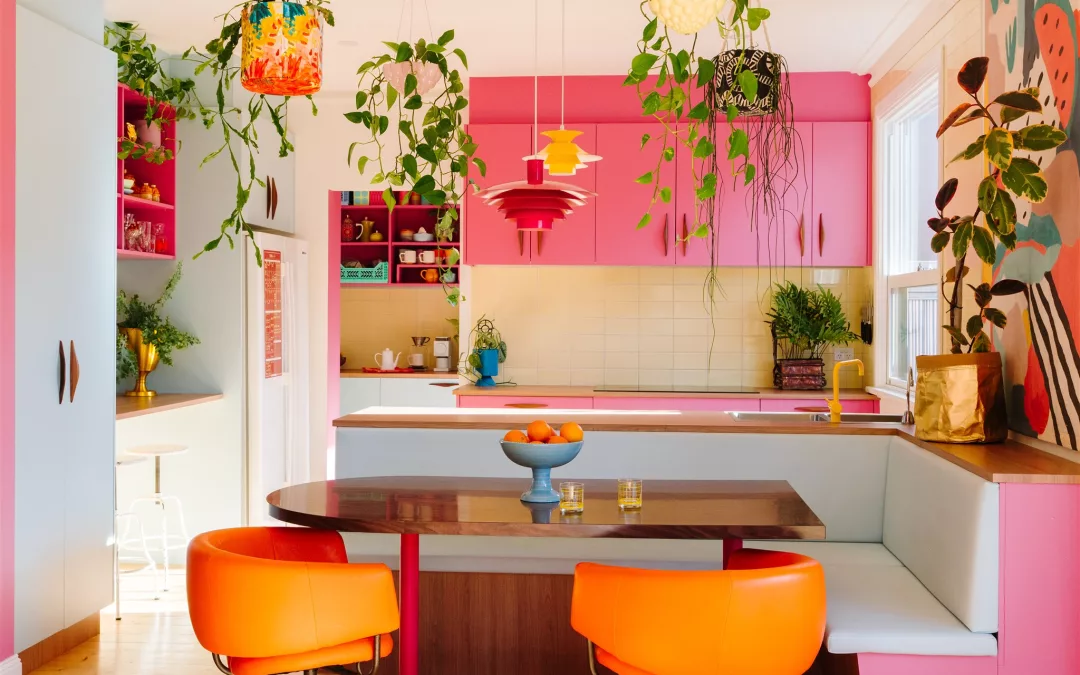 Residential kitchen in Pink Palace