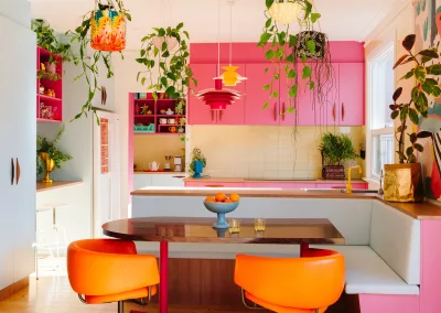 Residential kitchen in Pink Palace